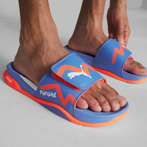 Sandalias Dream Nitro Future, Blue Glimmer-Ultra Orange-PUMA White