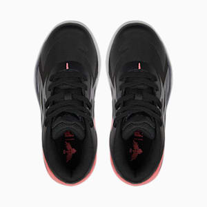 MB.02 Basketball Little Kids' Shoes, PUMA Black-Sunset Glow-Gray Tile
