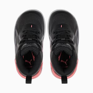 MB.02 Basketball Toddlers' Shoes, PUMA Black-Sunset Glow-Gray Tile