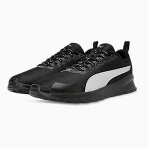 PUMA Kenton Unisex Shoes, PUMA Black-Puma Silver, extralarge-IND