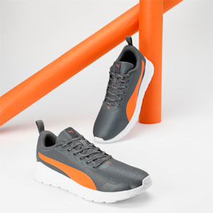 PUMA Kenton Unisex Shoes, CASTLEROCK-Vibrant Orange, extralarge-IND