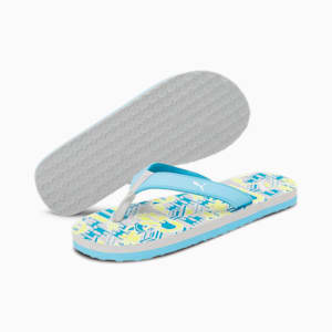 PUMAx1DER Hepcat Youth Flip-Flops, Spring Blue-Lemon Sherbert-Harbor Mist