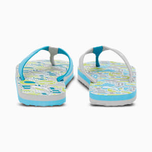 PUMAx1DER Hepcat Kid's Flip-Flops, Spring Blue-Lemon Sherbert-Harbor Mist, extralarge-IND