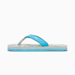 PUMAx1DER Hepcat Kid's Flip-Flops, Spring Blue-Lemon Sherbert-Harbor Mist, extralarge-IND