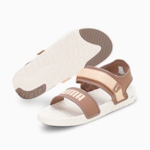 PUMAx1DER SOFTRIDE Men's Sandals, Fossil-Light Sand, extralarge-IND