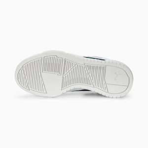 CA Pro Glitch Leather Big Kids' Sneakers, PUMA White-Varsity Green-Feather Gray