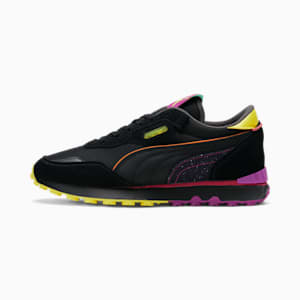 Rider FV Ski Club Sneakers, Puma Black-Russet Orange-Nrgy Yellow