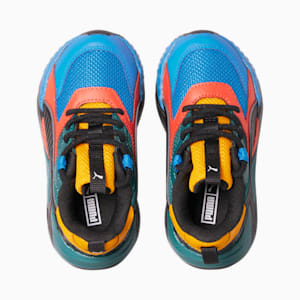 RS-TRCK Color Little Kids' Shoes, Future Blue-PUMA Black-Saffron