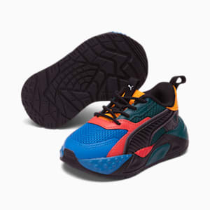 RS-TRCK Color AC Toddler Shoes, Future Blue-PUMA Black-Saffron