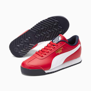 Roma Country Big Kids' Sneakers, High Risk Red-Puma White-Peacoat
