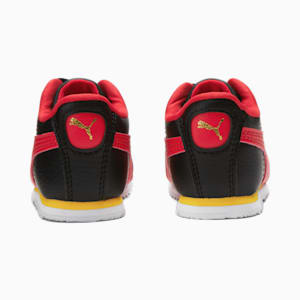 Roma Country Toddler's Shoes, Puma Black-High Risk Red-Puma Team Gold