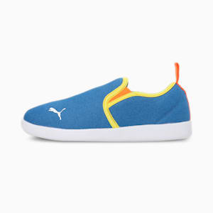 PUMA Tobey Youth Slip-On Shoes, PUMA Team Royal-Dandelion-Vibrant Orange, extralarge-IND