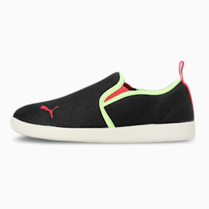 Puma Tobey Youth Sneakers, PUMA Black-High Risk Red-Fizzy Light