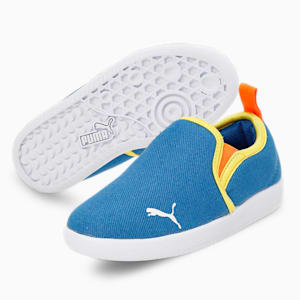PUMA Tobey Kids' Slip-On Shoes, PUMA Team Royal-Dandelion-Vibrant Orange, extralarge-IND