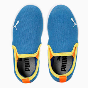PUMA Tobey Kids' Slip-On Shoes, PUMA Team Royal-Dandelion-Vibrant Orange, extralarge-IND