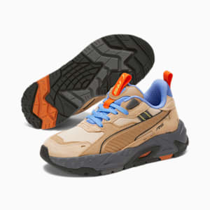 RS-TRCK EXPLORE Big Kids' Sneakers, Light Sand-Tiger's Eye-Blue Glimmer, extralarge