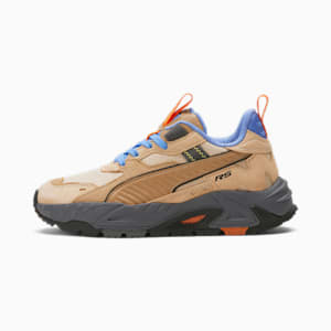 RS-TRCK EXPLORE Big Kids' Sneakers, Light Sand-Tiger's Eye-Blue Glimmer, extralarge