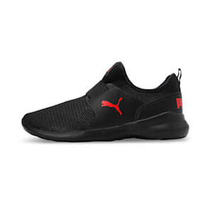 Pacer Slip On V3 Men's Sneakers, PUMA Black-For All Time Red