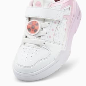 Tenis PUMA x MIRACULOUS Slipstream para niños, PUMA White-Pearl Pink