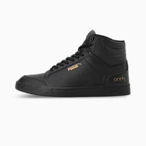 Shuffle Mid one8 Better V2 Men's Sneakers, PUMA Black-Puma Team Gold, extralarge-IND