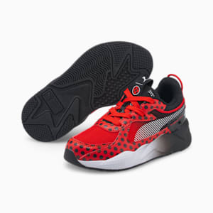 キッズ RS-X MIRACULOUS スニーカー 17-21cm, PUMA Black-PUMA Red, extralarge-JPN