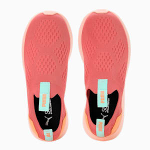 Gripeal Youth Slip-On Shoes, Hibiscus Flower-Rose Dust-Orange Peach, extralarge-IND