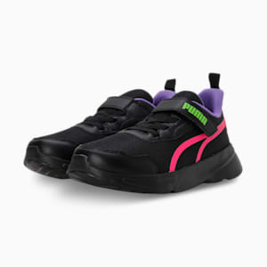 Puma Alfarun Youth Sneakers, PUMA Black-Glowing Pink-Pitch Green, extralarge-IND