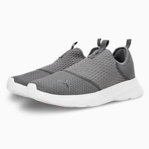 PUMA Melanite Slip On Men's Sneakers, Cool Dark Gray-PUMA Black-PUMA White, extralarge-IND