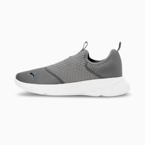 PUMA Melanite Slip On Men's Sneakers, Cool Dark Gray-PUMA Black-PUMA White, extralarge-IND