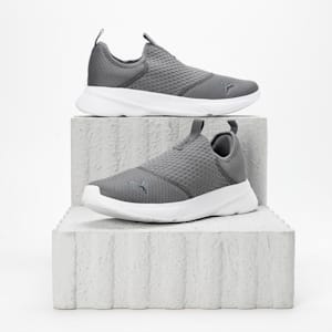 Melanite Slip On Men's Sneakers, Cool Dark Gray-PUMA Black-PUMA White, extralarge-IND