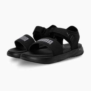 SOFTRIDE Seave Sandals, PUMA Black-Cool Dark Gray, extralarge-IND