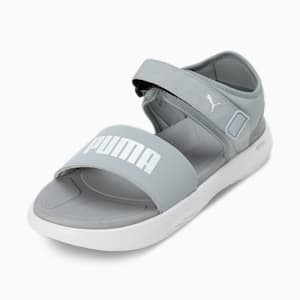 SOFTRIDE Seave Sandals, Cool Mid Gray-PUMA White, extralarge-IND