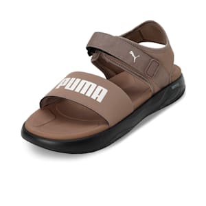 SOFTRIDE Seave Sandals, Totally Taupe-Frosted Ivory-PUMA Black, extralarge-IND