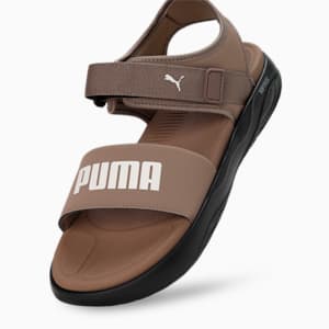 SOFTRIDE Seave Sandals, Totally Taupe-Frosted Ivory-PUMA Black, extralarge-IND