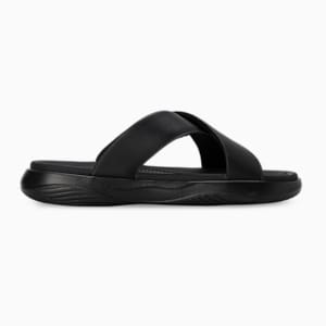 SOFTRIDE Seave Sandals, PUMA Black-PUMA Gold, extralarge-IND