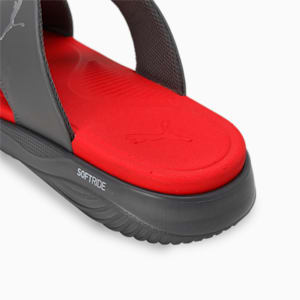 SOFTRIDE Seave Sandals, Cool Dark Gray-PUMA Silver-For All Time Red, extralarge-IND