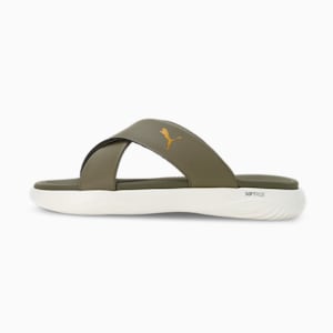SOFTRIDE Seave Sandals, PUMA Olive-Warm White-PUMA Gold, extralarge-IND