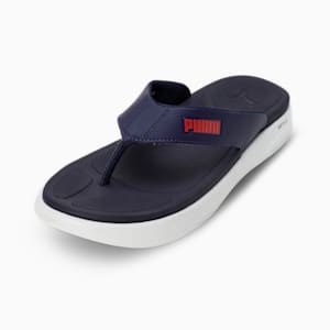 Puma Softride Seave Flip-Flops, PUMA Navy-PUMA White-For All Time Red