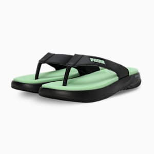 SOFTRIDE Seave Flip-Flops, PUMA Black-Spring Fern, extralarge-IND