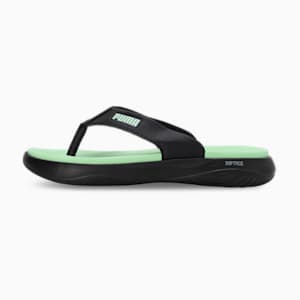 SOFTRIDE Seave Flip-Flops, PUMA Black-Spring Fern, extralarge-IND