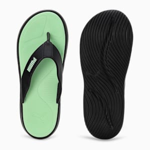 SOFTRIDE Seave Flip-Flops, PUMA Black-Spring Fern, extralarge-IND