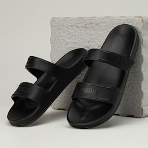 Coscon Unisex Sandals, PUMA Black-PUMA Silver, extralarge-IND