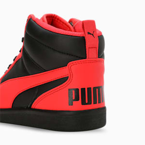 PUMA Pluto Youth Sneakers, PUMA Black-Active Red-Pelé Yellow, extralarge-IND