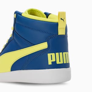 PUMA Pluto Youth Sneakers, Clyde Royal-Yellow Burst-PUMA White, extralarge-IND