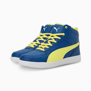 Pluto Youth Sneakers, Clyde Royal-Yellow Burst-PUMA White, extralarge-IND