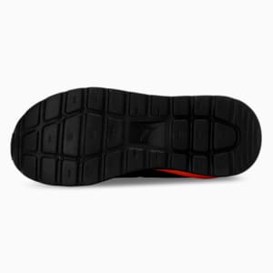 Hobbes Slip On Youth Sneakers, PUMA Black-Fiery Coral-Marshmallow