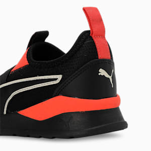 Hobbes Kids' Sneakers, PUMA Black-Fiery Coral-Marshmallow, extralarge-IND