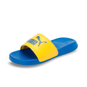 PUMA Popcat 20 x1DER Youth Slides, PUMA Team Royal-Dandelion