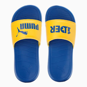 PUMA Popcat 20 x1DER Youth Slides, PUMA Team Royal-Dandelion