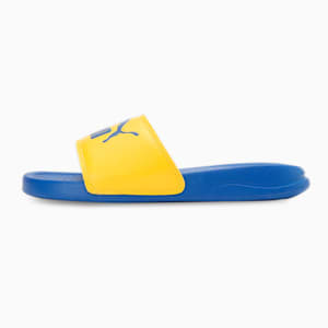 PUMA Popcat 20 x1DER Youth Slides, PUMA Team Royal-Dandelion